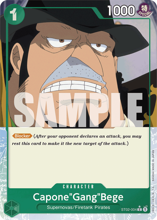 Capone"Gang"Bege (ST02-004) (Full Art) - Premium Booster -The Best- - C - ST02-004