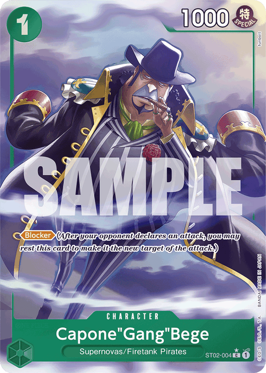 Capone"Gang"Bege (ST02-004) (Alternate Art) - Premium Booster -The Best- - C - ST02-004