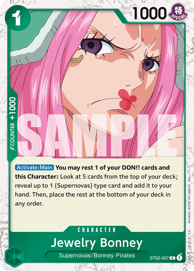 Jewelry Bonney - ST02-007 (Pirate Foil) - Premium Booster -The Best- Vol. 2 - C - ST02-007