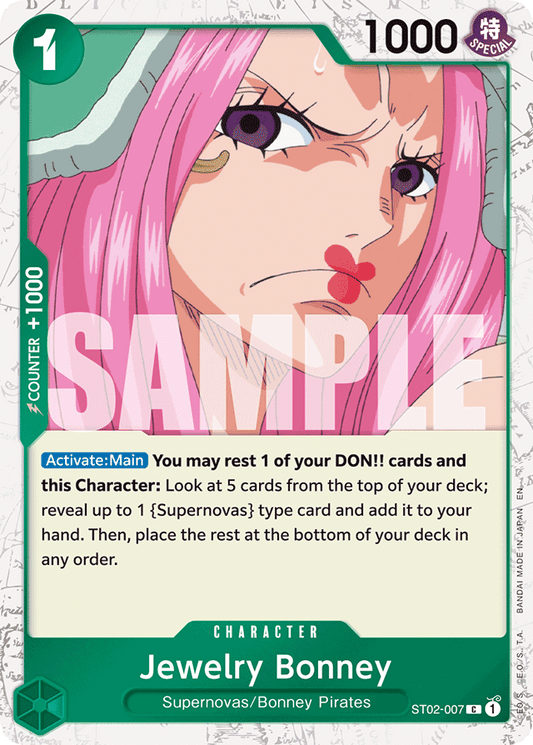 Jewelry Bonney - ST02-007 (Pirate Foil) - Premium Booster -The Best- Vol. 2 - C - ST02-007