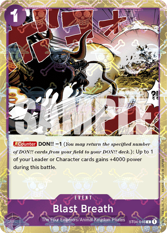 Blast Breath (Jolly Roger Foil) - Premium Booster -The Best- - C - ST04-016