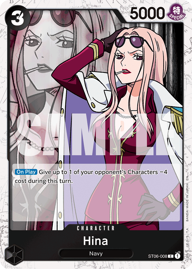Hina (Pirate Foil) - Premium Booster -The Best- Vol. 2 - C - ST06-008