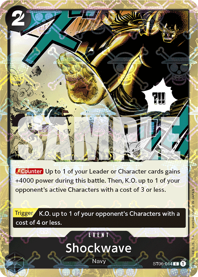 Shockwave (Jolly Roger Foil) - Premium Booster -The Best- - C - ST06-014