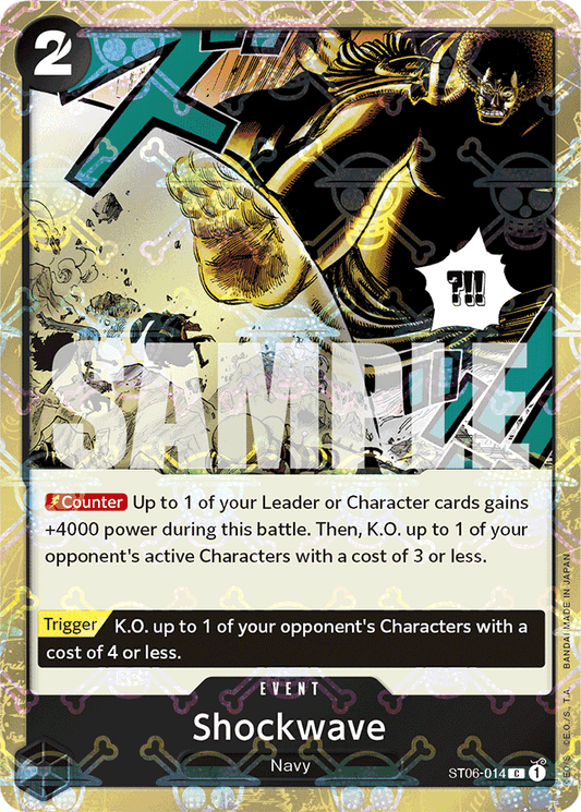 Shockwave (Jolly Roger Foil) - Premium Booster -The Best- - C - ST06-014
