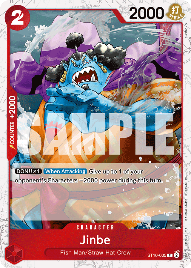 Jinbe - ST10-005 (Pirate Foil) - Premium Booster -The Best- Vol. 2 - C - ST10-005