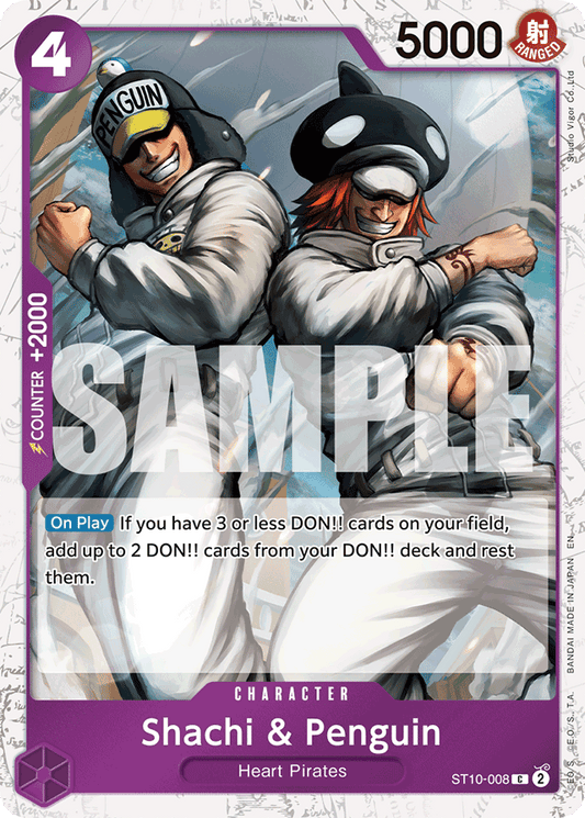 Shachi & Penguin (Pirate Foil) - Premium Booster -The Best- Vol. 2 - C - ST10-008