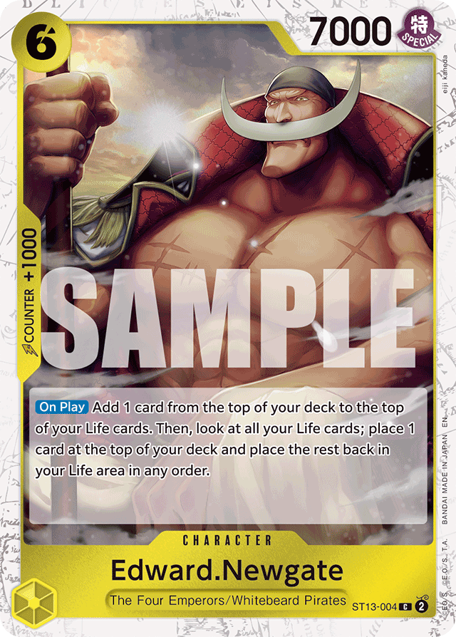 Edward.Newgate - ST13-004 (Pirate Foil) - Premium Booster -The Best- Vol. 2 - C - ST13-004