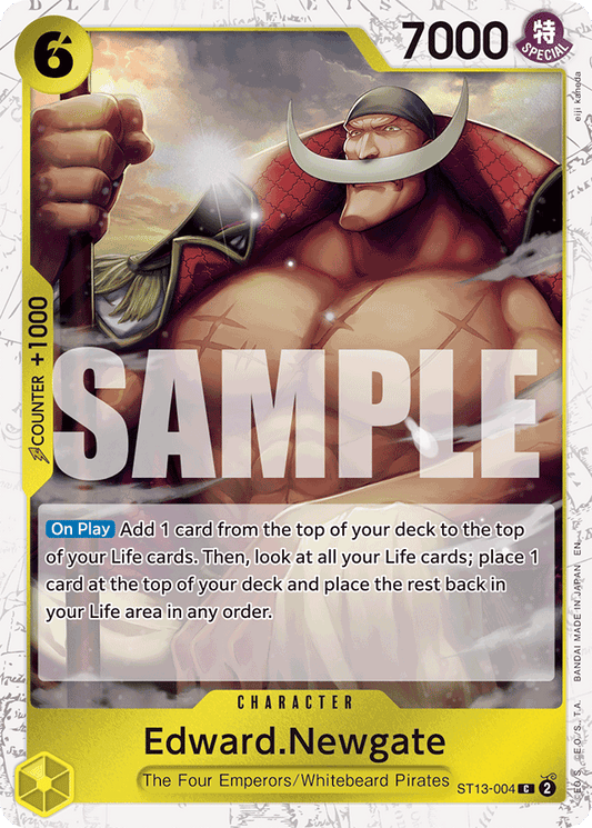 Edward.Newgate - ST13-004 (Pirate Foil) - Premium Booster -The Best- Vol. 2 - C - ST13-004
