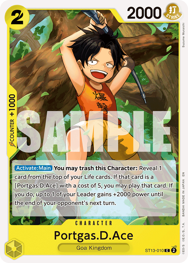Portgas.D.Ace - ST13-010 (Reprint) - Premium Booster -The Best- Vol. 2 - C - ST13-010
