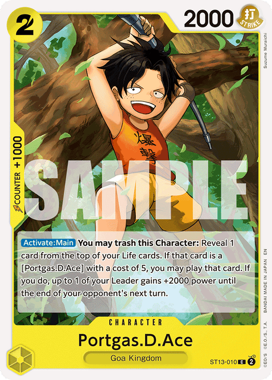Portgas.D.Ace - ST13-010 (Reprint) - Premium Booster -The Best- Vol. 2 - C - ST13-010