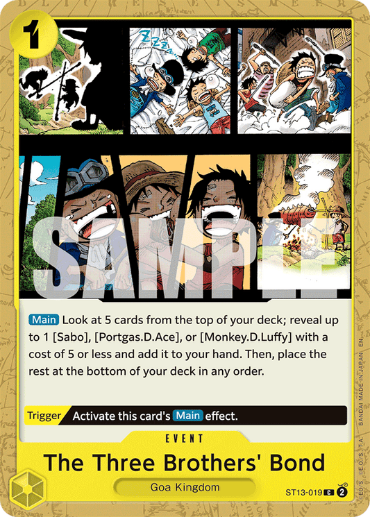 The Three Brothers' Bond (Reprint) - Premium Booster -The Best- Vol. 2 - C - ST13-019