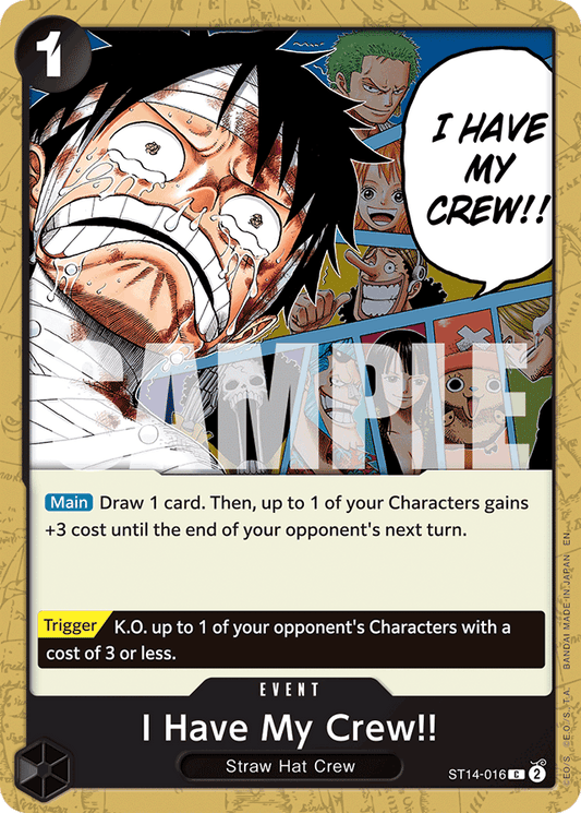 I Have My Crew!! (Reprint) - Premium Booster -The Best- Vol. 2 - C - ST14-016