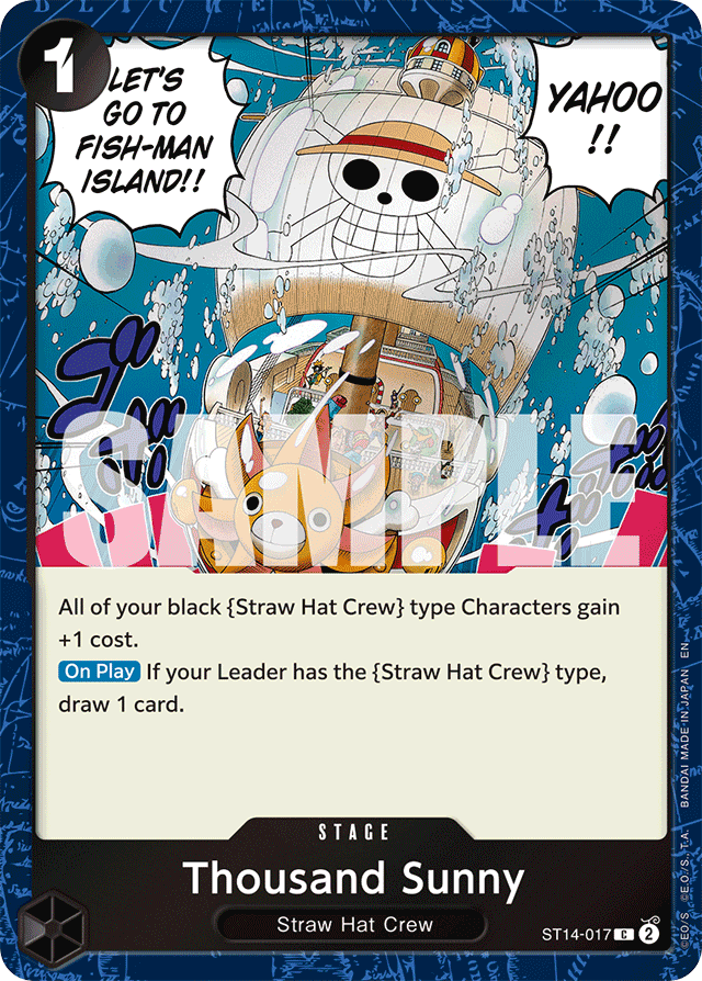 Thousand Sunny (Pirate Foil) - Premium Booster -The Best- Vol. 2 - C - ST14-017