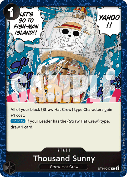 Thousand Sunny (Pirate Foil) - Premium Booster -The Best- Vol. 2 - C - ST14-017