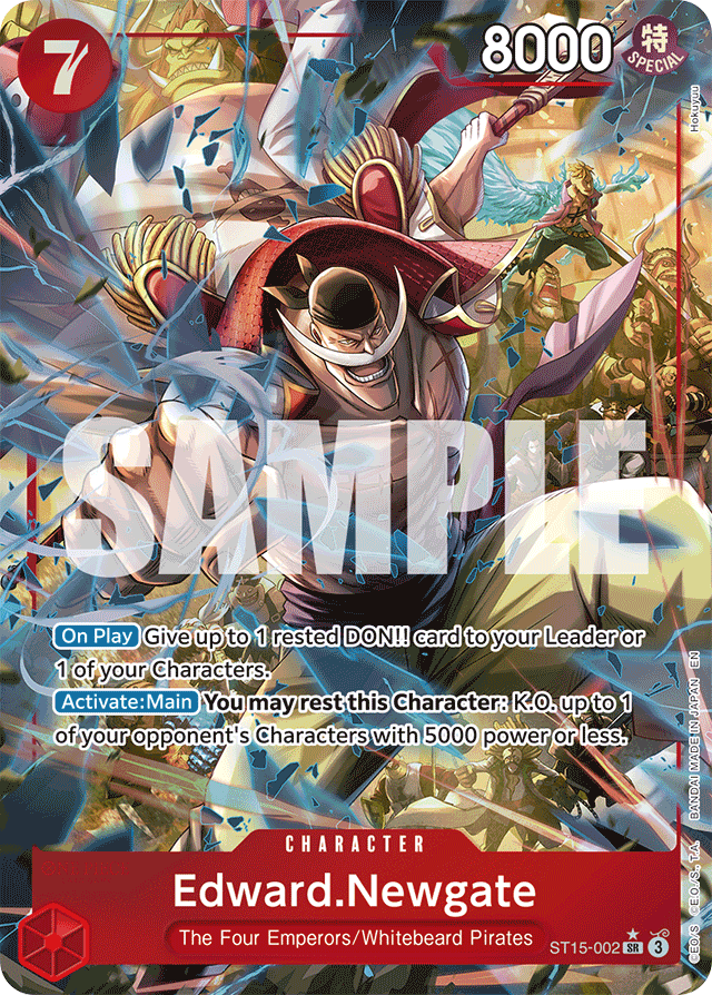 Edward.Newgate - ST15-002 (Alternate Art) - Premium Booster -The Best- Vol. 2 - SR - ST15-002