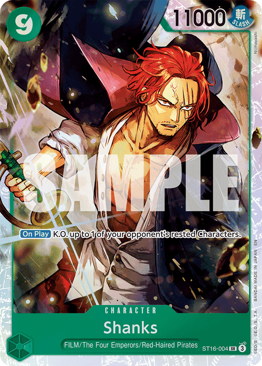 Shanks - ST16-004 (Reprint) - Premium Booster -The Best- Vol. 2 - SR - ST16-004