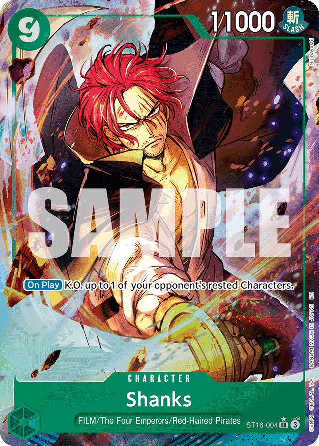 Shanks - ST16-004 (Alternate Art) - Premium Booster -The Best- Vol. 2 - SR - ST16-004