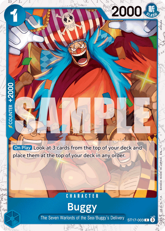 Buggy - ST17-003 (Pirate Foil) - Premium Booster -The Best- Vol. 2 - C - ST17-003