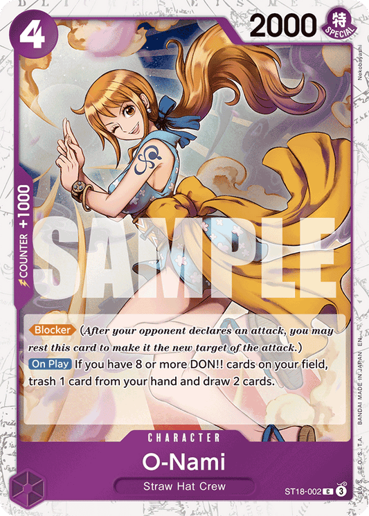 O-Nami (Pirate Foil) - Premium Booster -The Best- Vol. 2 - C - ST18-002