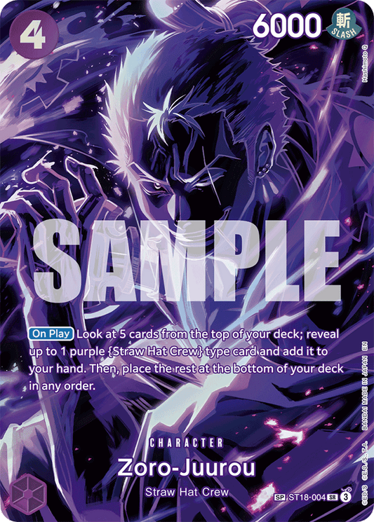 Zoro-Juurou (SP) - Legacy of the Master - SR - ST18-004
