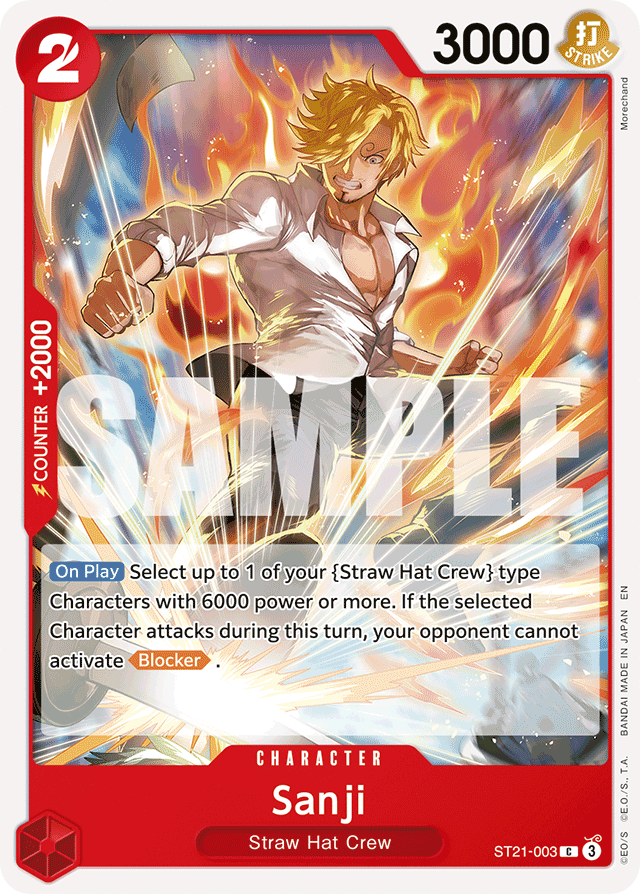 Sanji - ST21-003 (Reprint) - Premium Booster -The Best- Vol. 2 - C - ST21-003