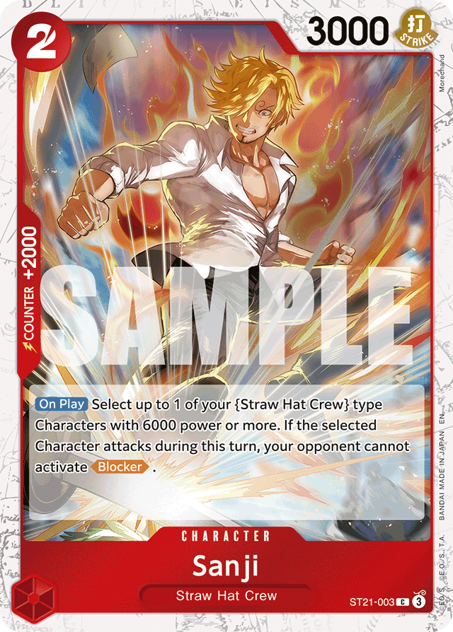 Sanji - ST21-003 (Pirate Foil) - Premium Booster -The Best- Vol. 2 - C - ST21-003
