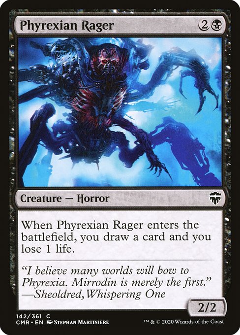 Phyrexian Rager - Commander Legends - C - 142