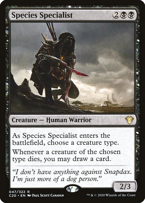 Species Specialist - Commander 2020 - R - 47