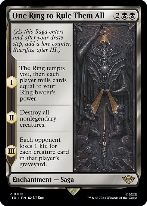 One Ring to Rule Them All - Universes Beyond: The Lord of the Rings: Tales of Middle-earth - R - 102