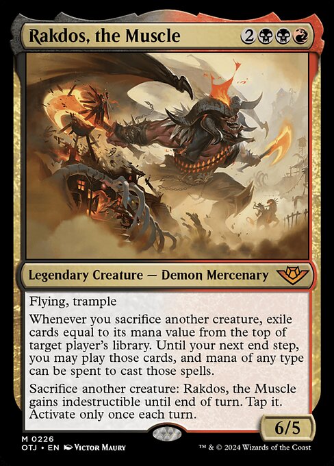 Rakdos, the Muscle - Outlaws of Thunder Junction - M - 226