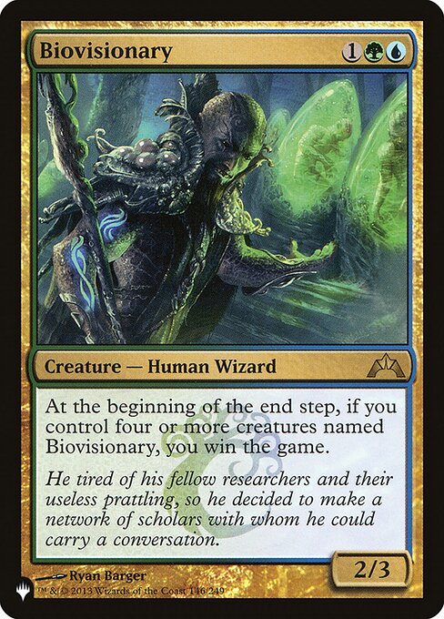 Biovisionary - The List Reprints - R - 146/249