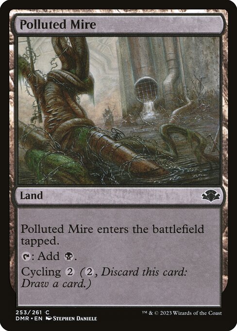 Polluted Mire - Dominaria Remastered - C - 253
