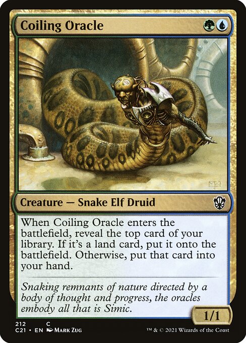 Coiling Oracle - Commander 2021 - C - 212