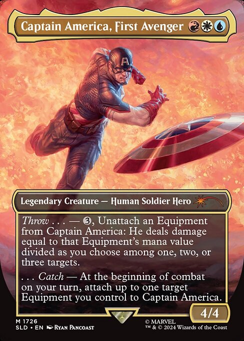 Captain America, First Avenger - Secret Lair Drop Series - M - 1726