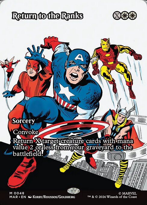 Return to the Ranks (Borderless) - Marvel Universe Eternal-Legal - M - 48
