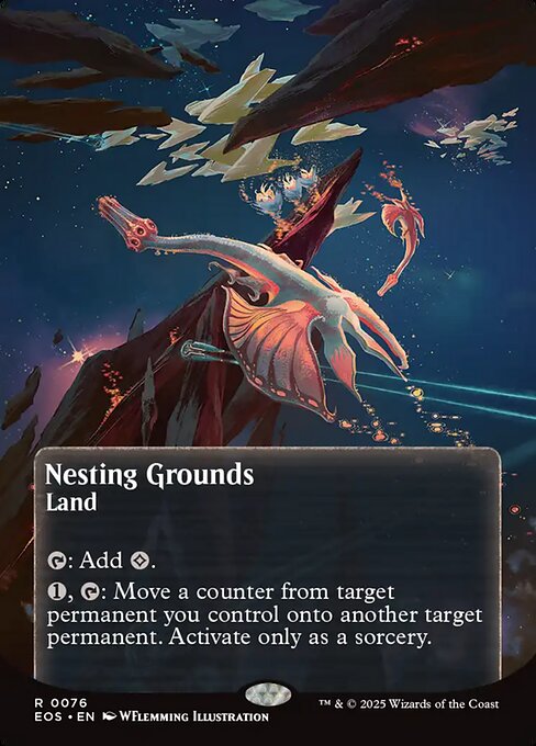 Nesting Grounds (0076) (Borderless) - Edge of Eternities: Stellar Sights - R - 76