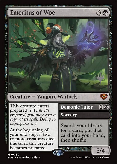 Emeritus of Woe - Secrets of Strixhaven - M - 80