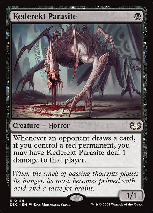 Kederekt Parasite - Commander: Duskmourn: House of Horror - R - 144