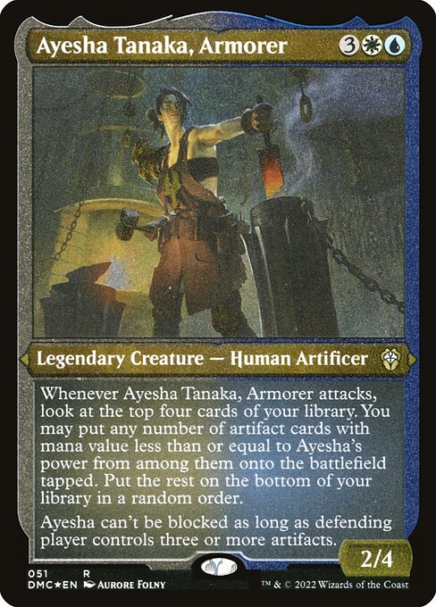 Ayesha Tanaka, Armorer (Foil Etched) - Commander: Dominaria United - R - 51