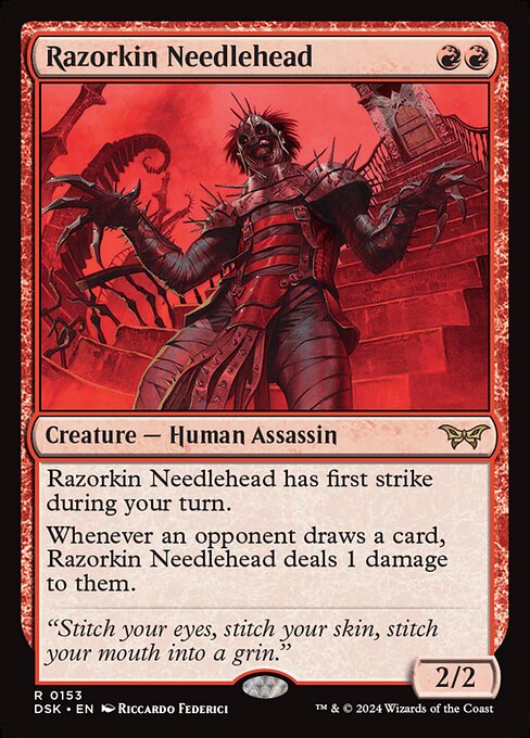 Razorkin Needlehead - Duskmourn: House of Horror - R - 153