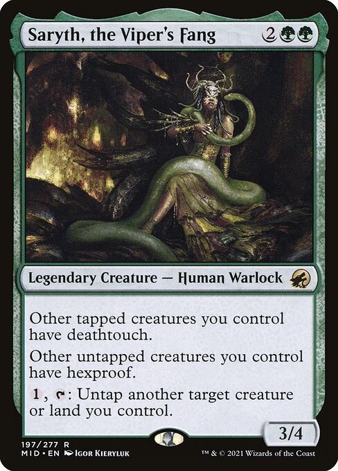 Saryth, the Viper's Fang - Innistrad: Midnight Hunt - R - 197