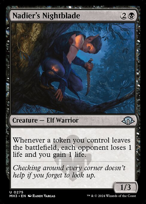 Nadier's Nightblade - Modern Horizons 3 - U - 275