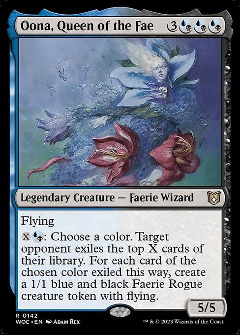 Oona, Queen of the Fae - Commander: Wilds of Eldraine - R - 142