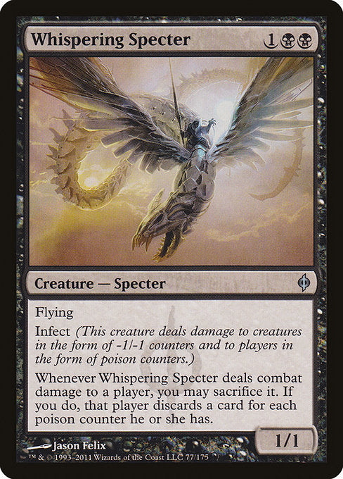 Whispering Specter - New Phyrexia - U - 77