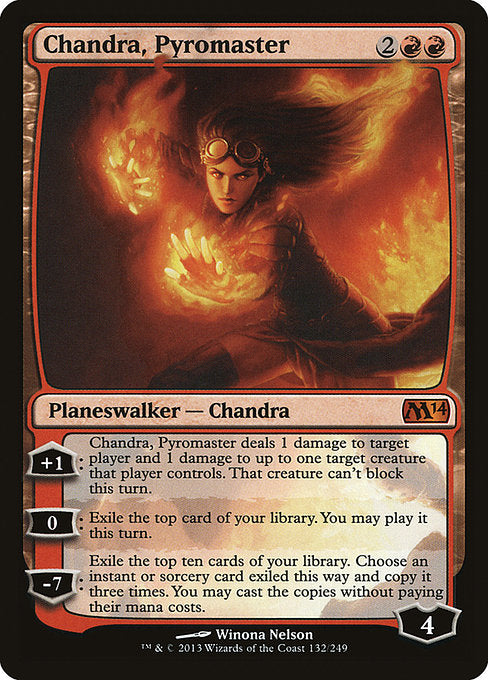 Chandra, Pyromaster - Magic 2014 (M14) - M - 132