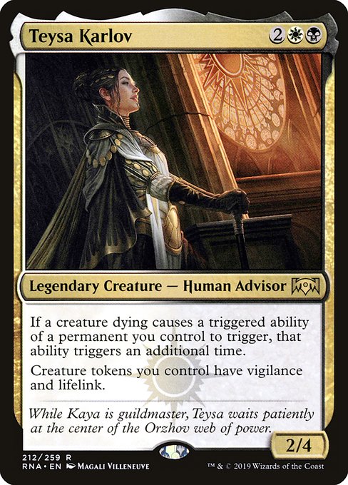 Teysa Karlov - Ravnica Allegiance - R - 212