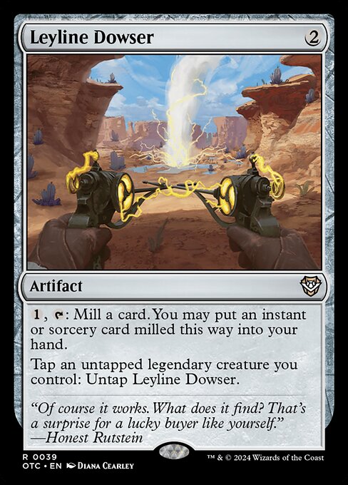 Leyline Dowser - Commander: Outlaws of Thunder Junction - R - 39