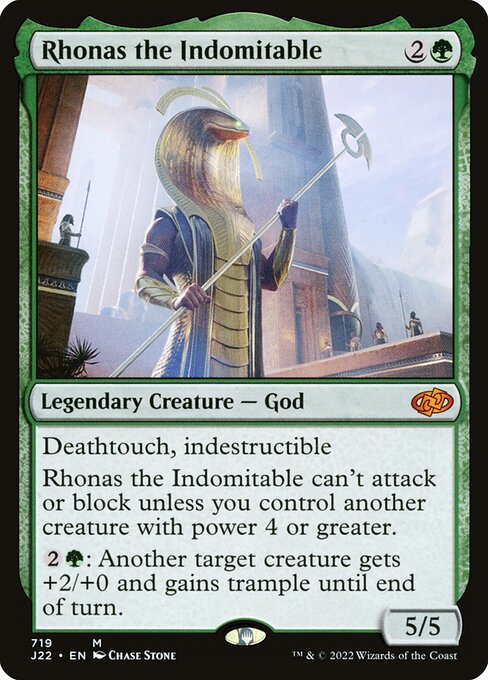 Rhonas the Indomitable - Jumpstart 2022 - M - 719