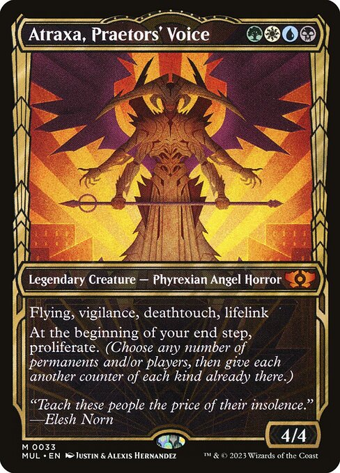 Atraxa, Praetors' Voice - March of the Machine: Multiverse Legends - M - 33