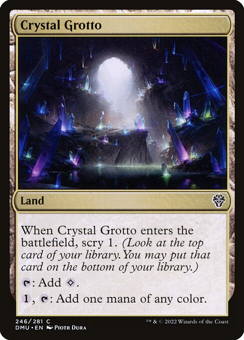 Crystal Grotto - Dominaria United - L - 246
